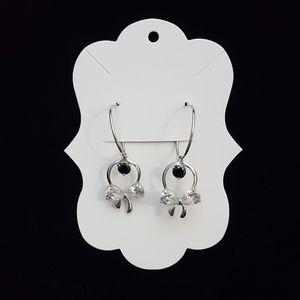 Bow Hoop Earring